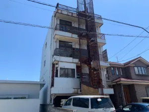 徳島市出来島 I様邸｜鉄骨4階建て100坪の解体工事 施工前